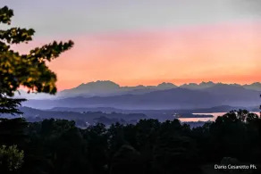 Villa Cagnola - Ausblick vom Zimmer