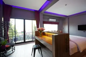 The Weekend Pattaya (Tweet Tweet Nest Pattaya) - Ausblick vom Zimmer