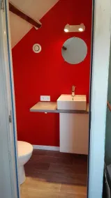 La Longère aux Volets Rouges, Meublé Tourisme 2 étoiles - Bagno