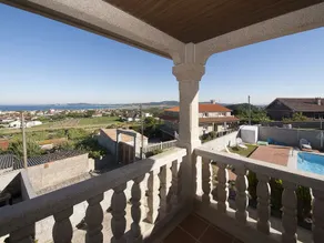 Pensión Residencia A Cruzán - Vue de la chambre