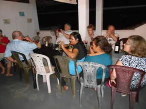 Shanith Guesthouse Negombo , beach road - Restaurant