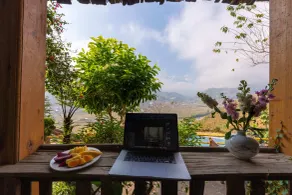 River mountain view homestay - View from room