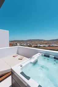 Noir Mykonos - Vue de la chambre