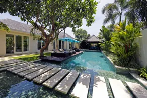 Chandra Bali Villas - Vue de la chambre