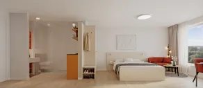 Boardinghouse Air Tech Campus - Digital Self Check In - Zimmer