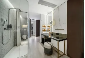 Jinglai Hotel · Light Luxury - Shanghai Bund Joy City Branch - Badeværelse