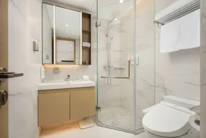 苏州山塘街华贸姑苏里酒店公寓 - Badezimmer