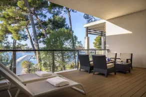 Monte Mulini Adults Exclusive Hotel by Maistra Collection - Ausblick vom Zimmer