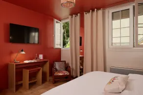 Le Vert Galant - Auberge Etchegorry - Room