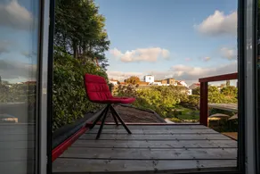 Out of the Blue - Vue de la chambre