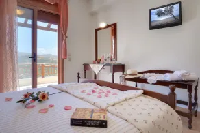 Triopetra Luxury Villas Fournou Lago up to 12 guests - Vue de la chambre