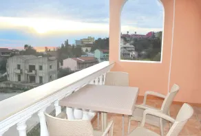 Holiday House Letta very quiet location Agios Gordios Beach - Balkong