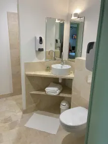 Logis Hôtel Les TILLEULS - Baño