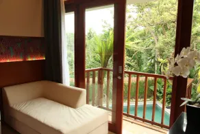 Ubud Wana Resort - Ausblick vom Zimmer