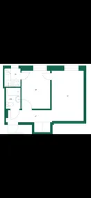 2-room Flat in Alppila, Helsinki Near Pasila - Grundriss