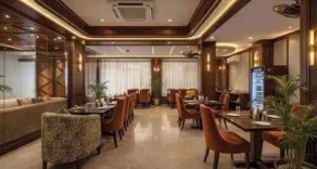 HOTEL VISHAL RESIDENCY NEAR DELHI AIRPORT with FREE AIRPORT DROP - Restaurant