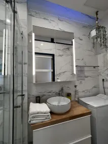 MRTN APARTMENTS Studio & Suites - Aix-les-Bains, hypercentre - Badezimmer