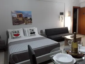 Estudio apto para niños con terraza y jardín - Habitación