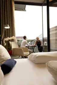 Hotel Lava Inn - 24 h Check-In - Nähe LKH, Landeskrankenhaus, Feldbach - Udsigt fra værelset