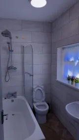 Cozy 2-Bedroom Apartment in Tyne and Wear - Bagno