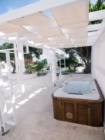 SANTORINI GRAND LUXURY VILLAS - Terrasse/Patio