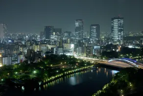 Imperial Hotel Osaka - View from room
