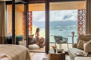 Hotel Seevilla Wolfgangsee - Udsigt fra værelset