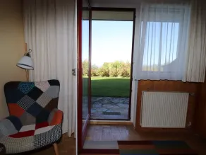 Biolandhaus Arche - Ausblick vom Zimmer