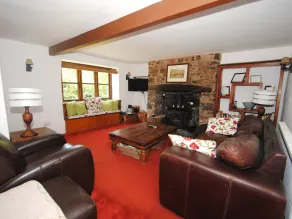 Exmoor Farmhouse - Living area