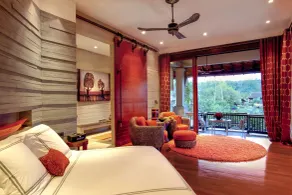 Charmante maison de vacances avec terrasse, sauna et piscine privée | Adaptée au travail à distance - Vue de la chambre