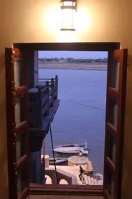Guleria Kothi at Ganges - View from room
