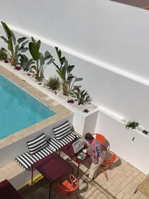 Casa Rosa Villa with Pool in Olhao Centre - Pool