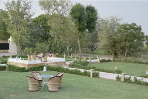 Talai Bagh Palace - Sala de estar do lobby