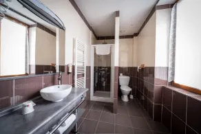 Logis hôtel Au Relais Nivernais - Bathroom