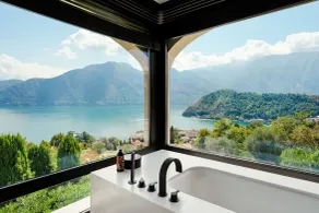 Carefree Retreat With Panoramic Views of Lake Como - Badrum