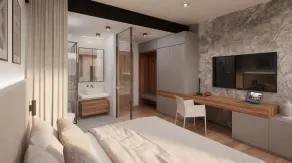 Butični Hotel Sončno Polje - Badezimmer