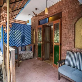 Papa Jolly Eco Resort - Near Morjim Beach - Chambre