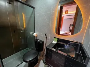 Milos Hotel Icaraizinho - Bathroom