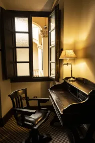 Hotel Rural OLIVENZA PALACIO - Ausblick vom Zimmer