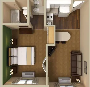 Extended Stay America Suites - Atlanta - Alpharetta - Northpoint - West - Chambre