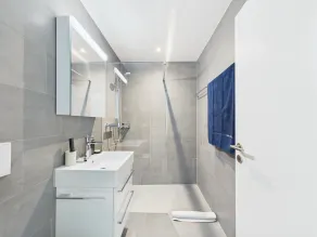 Appartamento con terrazza, barbecue e giardino | Vista sul giardino - Bagno