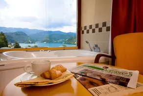 Hotel Lovec - Ausblick vom Zimmer