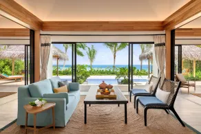 Hilton Maldives Amingiri Resort & Spa - Ausblick vom Zimmer
