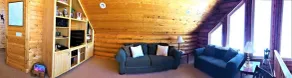 Red Rock Ranch Log Cabin: Large, Fully Furnished - Wohnbereich