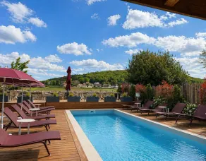 Hôtel Les Deux Chèvres Gevrey-Chambertin - Piscine