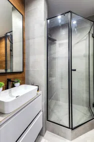 Stylish apartments in Minsk-Mir - Baño