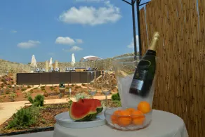 Masseria Palane - Ausblick vom Zimmer