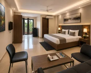 Star Studio Service Apartment Near Medanta Hospital Gurgaon - Chambre
