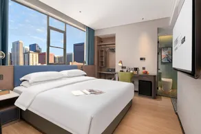 Yi Zhi Hotel (Pearl River Xincheng Store, Wuyangcun Metro Station, Guangzhou) - Pokój