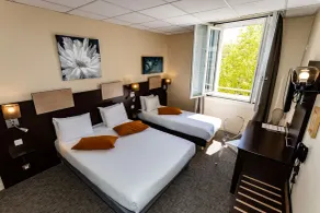 Hôtel de Champagne - Vue de la chambre